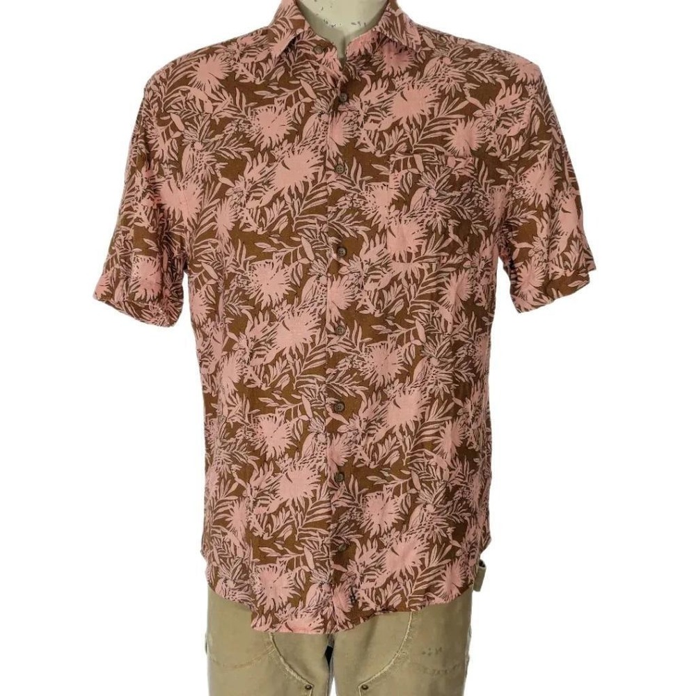 Johnnie-O Hangin Out Mens Floral Button Down Shirt Sz M NWT $158